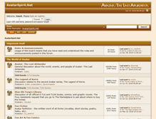 Tablet Screenshot of forums.avatarspirit.net